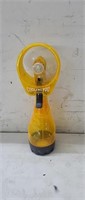NEW Yellow Misting Fan *Batteries Not Included