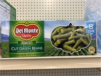 Cut green beans 8 cans