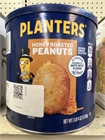 Planters honey roasted peanuts 3lb 4 oz