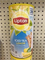 Lipton iced tea w/ lemon makes 38qt