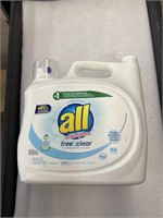 All clear detergant 166 loads