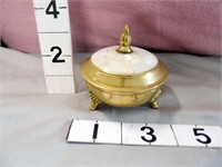 Brass/Mother of Pearl Trinket Box