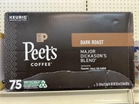 Peet's coffee 75 k cups