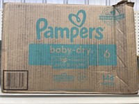 Pampers  size 6     144 diapers