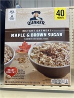 Quaker oatmeal 40 packets