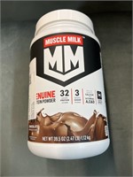 Muscle Milk protein powder chocolate 39.5 oz
