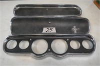 67 - 68 Mustang Dash Cover & 2 Glove Box Lids