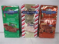 (3) Ghiradelli Chocolate 138g Bag, 1 Mint
