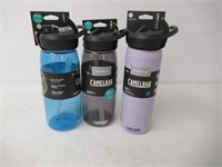 (3) CamelBak Eddy+ BPA Free Water Bottle, 25 oz