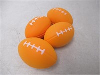 (4) Childrens Soft Football Toy, Orange