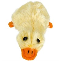 (3) 4" Multipet Mini Duckworth Yellow Dog Toy