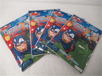 (4) Surprise Play Pack, Grab & Go! Marvel