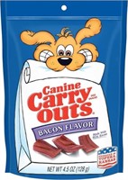 (3) Canine Carry Outs Beef and Bacon Dog Treats
