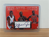 Michael Jordan Man-Myth-Legend Facsimile Auto Card