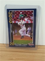 2010 Mike Trout Kernels Rookie Baseball Card