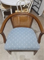 Vintage Rattan Back Dining Room Chair