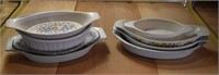 Lot of Assorted Gratin Dishes
