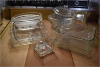 Lot of Assorted Glass Bakeware