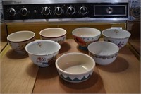 Lot of Assorted Floral/Patterned Bowls