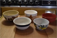 Lot of 5 Assorted Bowls