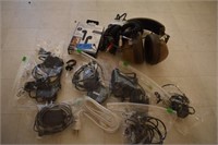 Lot of Assorted Headphones/Charging Cables