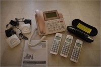 Lot of 7 Home Phones and Soldering Iron