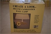 Create A Look Candlestick Wall Lamp in Box