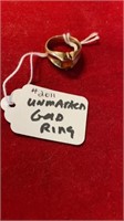 unmarked ladies gold ring