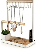 Jewelry Stand Holder, 3 Tier Necklace Hanging Wo