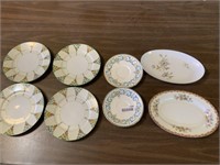 Vintage/Antique Lot of 8 Saucers and Plates