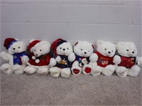 6  Dan Dee Collector's Christmas Bears