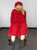 60" Life Size Mrs. Clause Doll