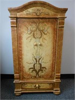 Hand Painted Credenza Cabinet