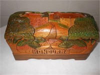 Hand Carved Cedar Jewelry Box