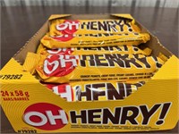 Chocolate Bar OH HENRY 58g x24 BB 09/23