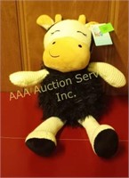 Knit and plush cow toy. New.