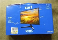 ONN Surf FHD Monitor and stand. 22". HDMI cable