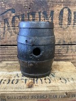 c.1890 Small Antique Gun Powder Barrel