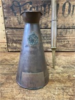 Rare WW1 Royal Flying Core Aviation Oil Can & Pump