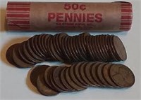 Roll of Unsearched Wheat Cents 50 Total CASPER WY