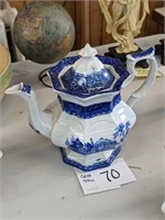 Blue & White Porcelain Teapot