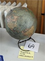 Vintage Terrestrial Globe - Weber Costello Co.