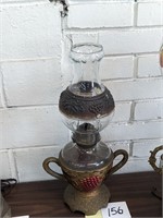 Goofus Glass Oil Lamp