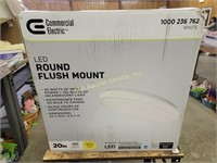 Commercial electric l e d round flush mount