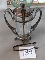 Reed & Barton Silver Plated Pickle Castor