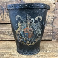 1800's Navy Leather Fire Bucket