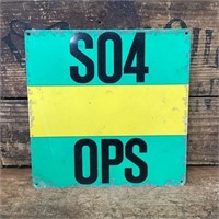 Special Ops Military SO4 Sign