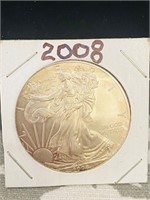 2008 silver 1oz eagle .999 fine