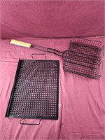 Grill basket and tray