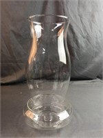 Clear Glass Vase with Base